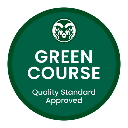 Green Quality Course Seal of Approval